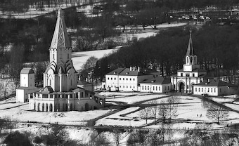 Kolomenskoe in black and white