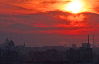 Moscow, sunrise