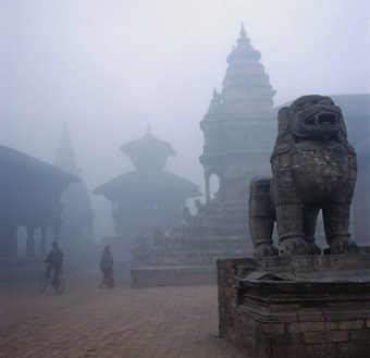 Bhaktapur, misty morning