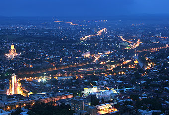 Tbilisi panoramic view