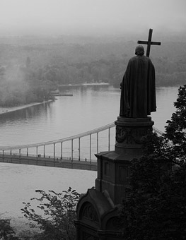 Kiev, St Vladimir`s monument