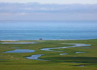 shore of Okhotskoe sea