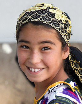 kirgizian girl