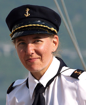 Swiss steamship stewardess