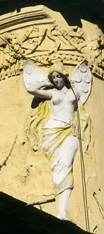 art nouveau relief