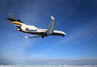 Boeing 727 in Antarctica